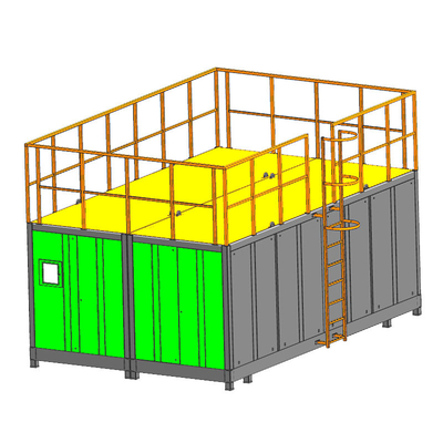 10000KG / D معدات التخلص من النفايات العضوية