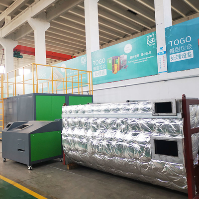 5000KG / Day PLC آلة سماد الكومبوست TOGO معدات إدارة النفايات العضوية
