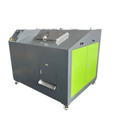 آلة تسميد نفايات الغذاء التجارية ذات التحكم الآلي بالكامل مع طاقة 6.5kw وبناء SUS303 + Q235B