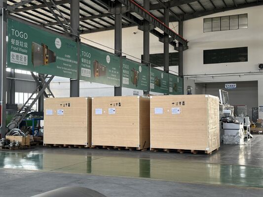 4300 2120 2170 ملم المعدات الغذائية TG CC 1000S 1000kg يوم تحويل النفايات البيولوجية الأسمدة العضوية